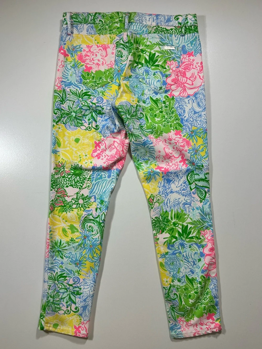 Women’s NWOT Lilly Pulitzer South Ocean Skinny pants vibrant colorful size 12
